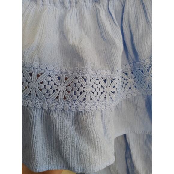 $fairycore Romantic women's blouse size small Ruffled Cottage core boho - Picture 7 of 7